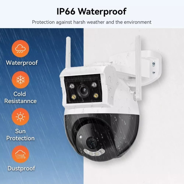 NEW KAMERA CCTV V380PRO Dual Lensa IP Camera CCTV outdoor waterproof