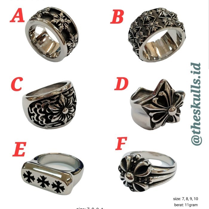 Chrome Hearts Ring Titanium