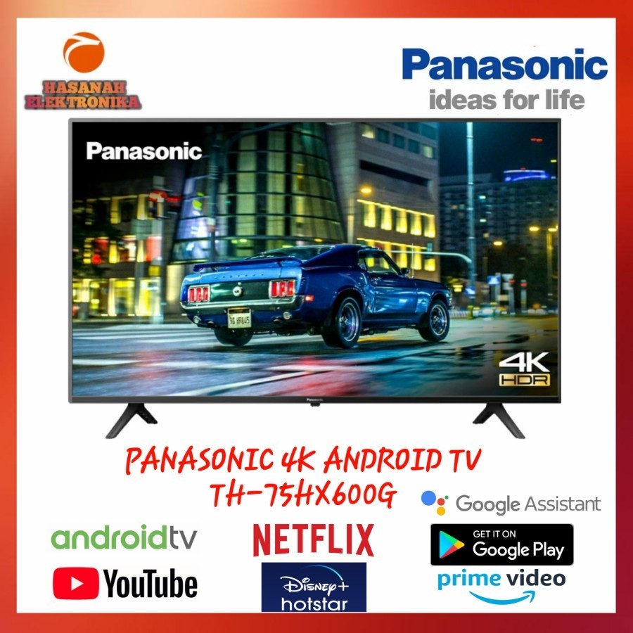 PANASONIC ANDROID TV TH-75HX600G UHD 4K SMART TV 75 INCH