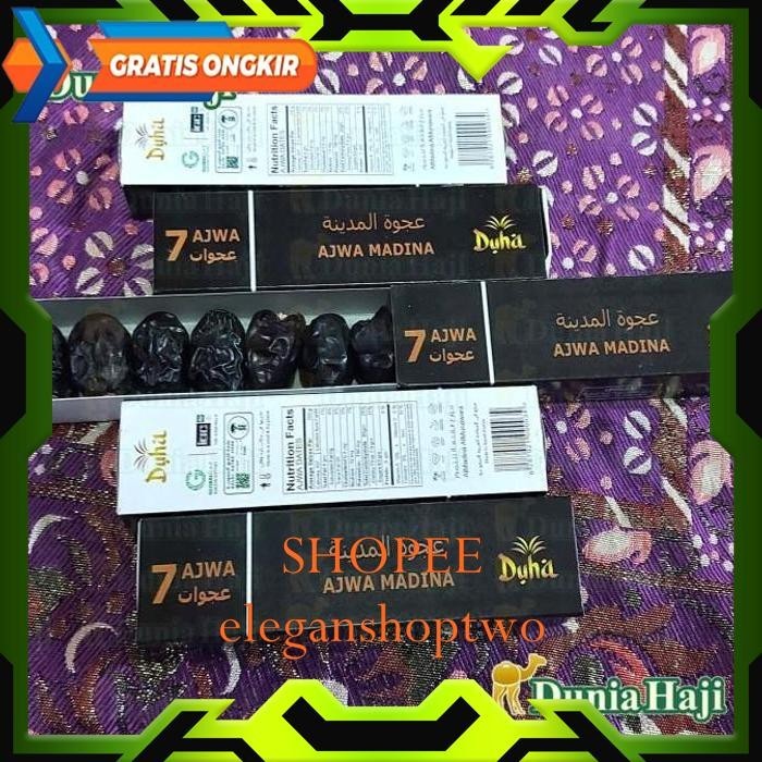 

KURMA SEVEN 7 AJWA KURMA NABI ASLI ARAB OLEH OLEH HAJI DAN UMROH /PCS BEST QUALITY PRODUCT !!