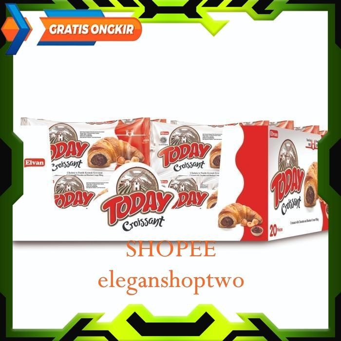 

ROTI COKLAT ELVAN TODAY CROISSANT TURKY 55GR OLEH OLEH HAJI DAN UMROH PRODUK BAHAN BERKUALITAS TINGGI !!