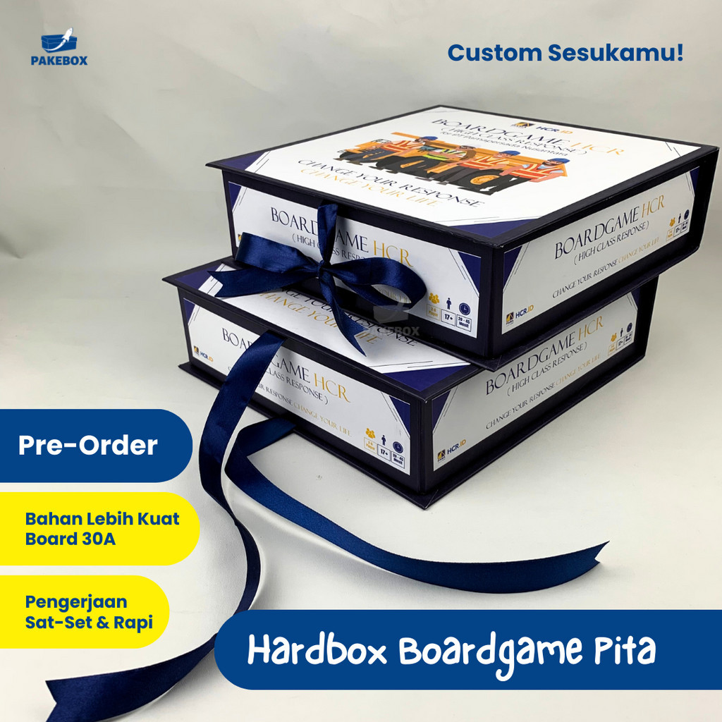 

Hardbox Buku Pita Custom - Kotak Kado Unik - Gift Box Custom Termurah/Kotak Kado/Box Seserahan/Box Hantaran/Box Idul Fitri/Box Bridesmaid