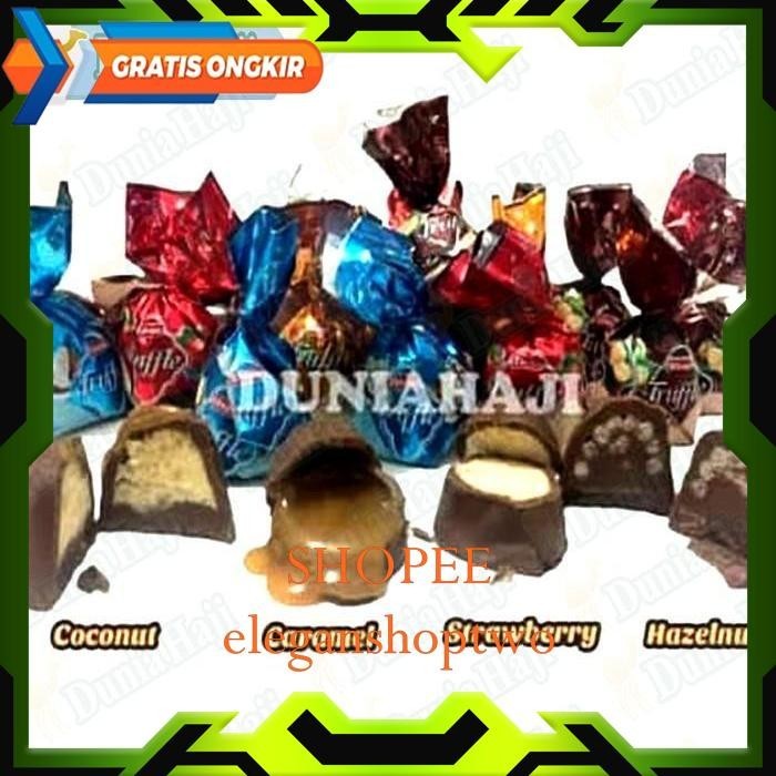 

COKLAT TRUFFLE OLEH-OLEH HAJI & UMROH ENAK DAN MURAH /KG PRODUK BAHAN BERKUALITAS TINGGI !!