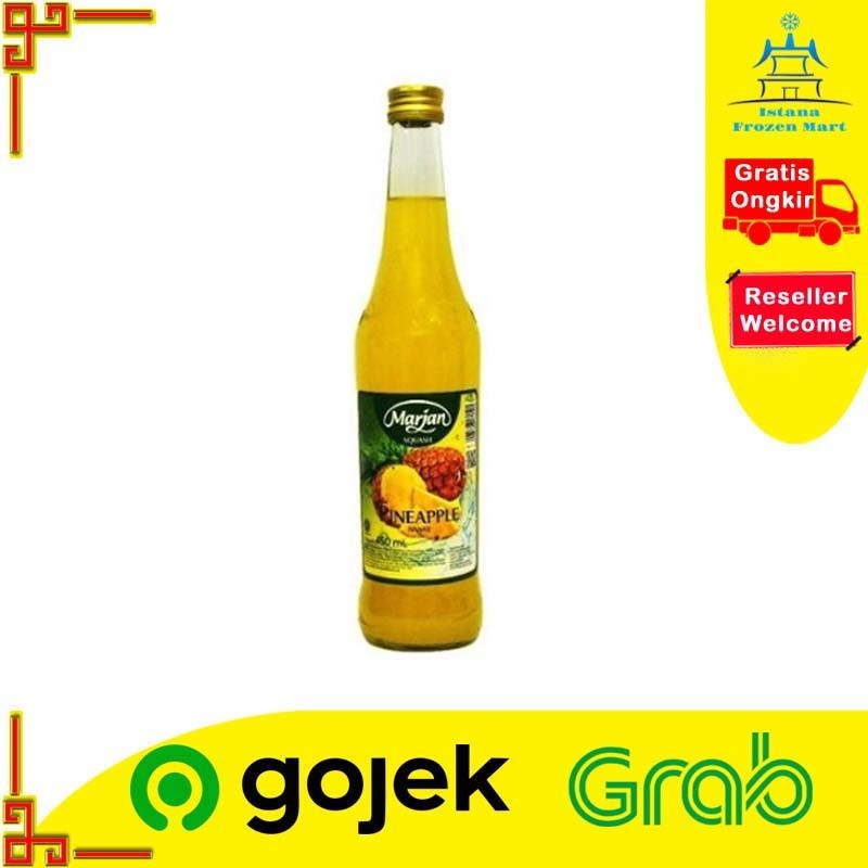 

Sirup MARJAN Syrup Pineapple Squash Nanas 450 ML