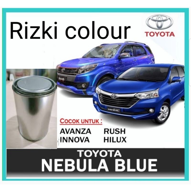 Cat Toyota Nibula Blue Cat Toyota Avanza Rush Innova Hilux Cat Biru Metallic Toyota PU 1kg