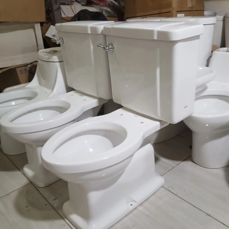 closed toilet kloset duduk TOTO tipe CW 668 J warna putih