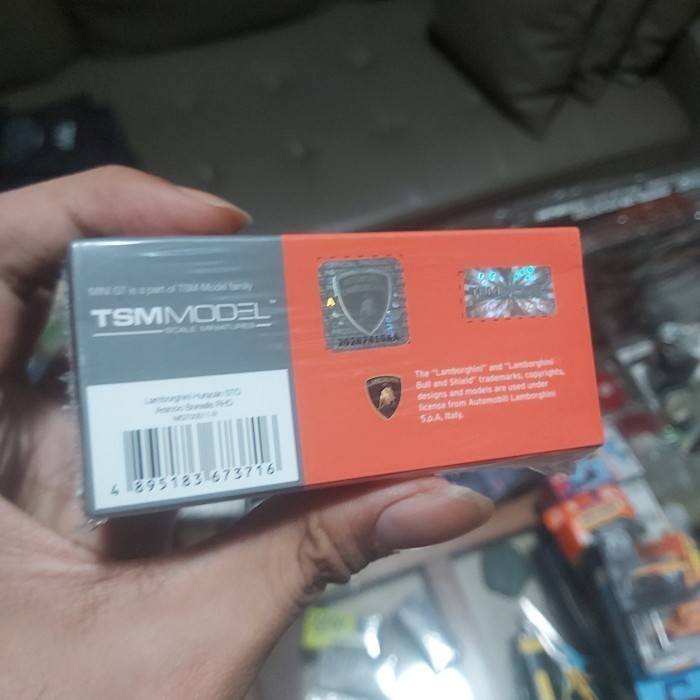 FLASH SALE MINI GT - LAMBORGHINI HURACAN STO ARANCIO BOREALIS TERLARIS