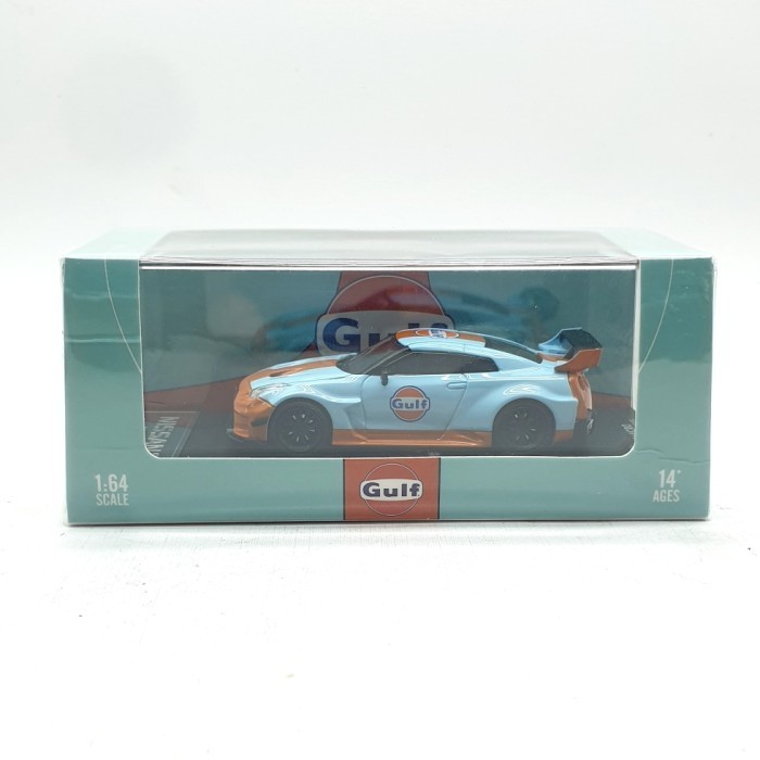 HOT SALE TIME MICRO NISSAN GTR R35 GULF (SEALED) TERLARIS