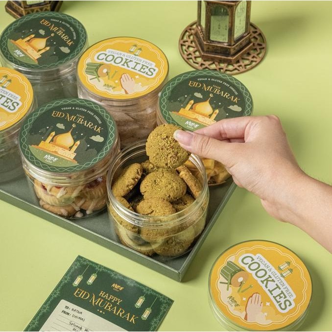 

.........] Hampers Idul Fitri Kue Kering NUDE | Vegan Gluten Free Cookie Ramadhan