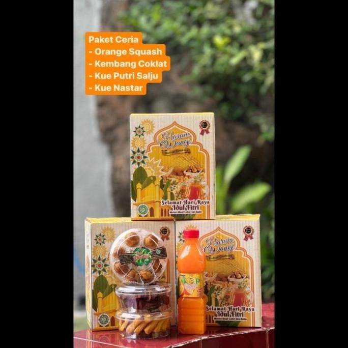 

Produk Terbaik] Promo Paket Ceria Parcel Kue Kering Cookies + Sirup Lebaran Idul Fitri