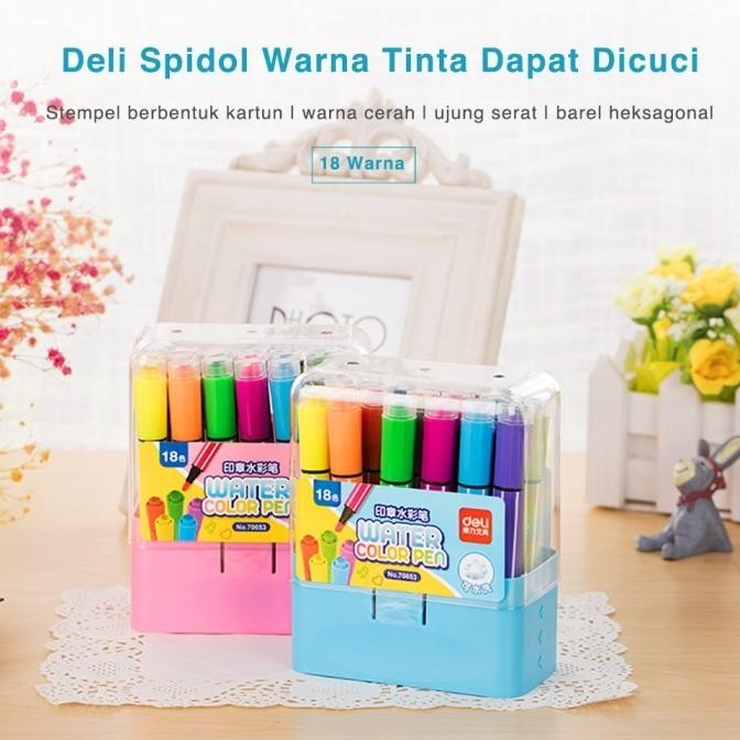 

Deli 70655 felt pen with stamp 36 colors