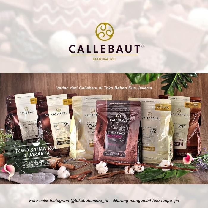 

Callebaut Milk 500gr 823NV 33,6% Chocolate Couverture Cokelat 823 NV Best Seller