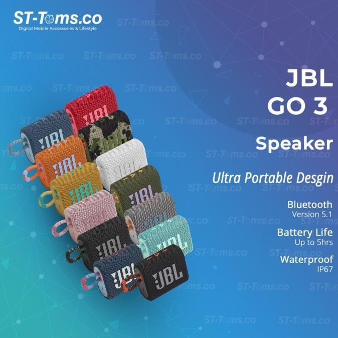 Jbl Go 3 Bluetooth Wireless Speaker