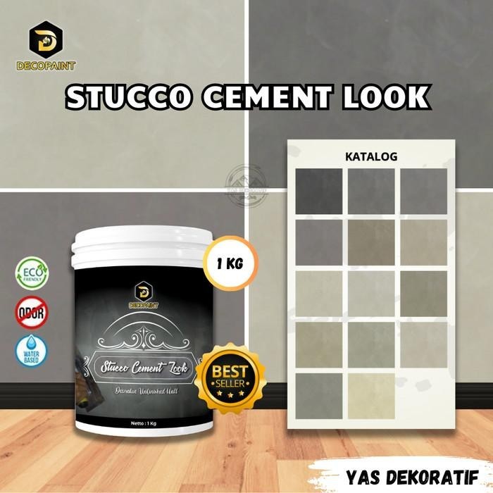CAT TEMBOK STUCCO CEMENT EXPOSE - 1 KG | STUCCO MOTIF SEMEN EXPOSE