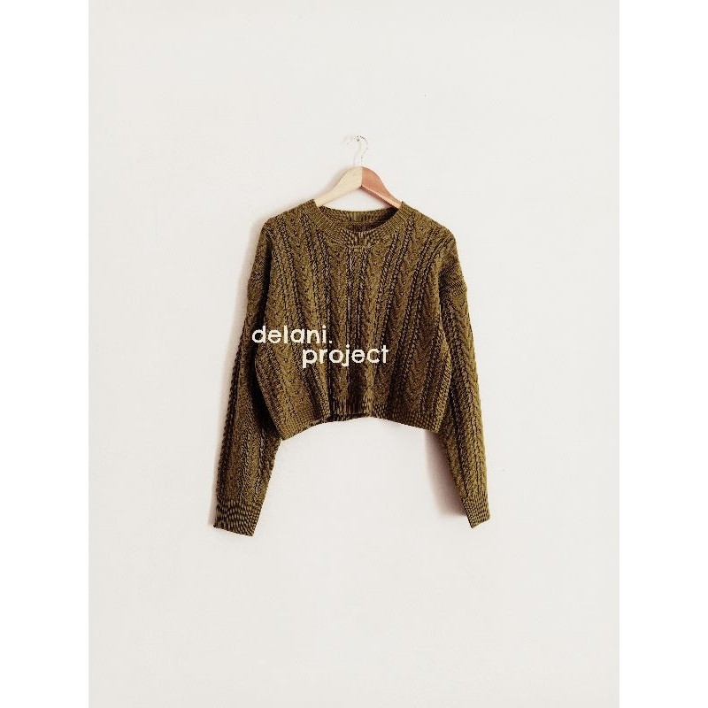 [COLD COLLECTIONS] Ryujin Crop Sweater Delani.project