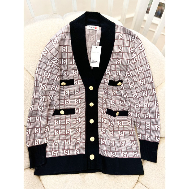 [COLD COLLECTIONS] Pluim monogram cardigan Agan.co