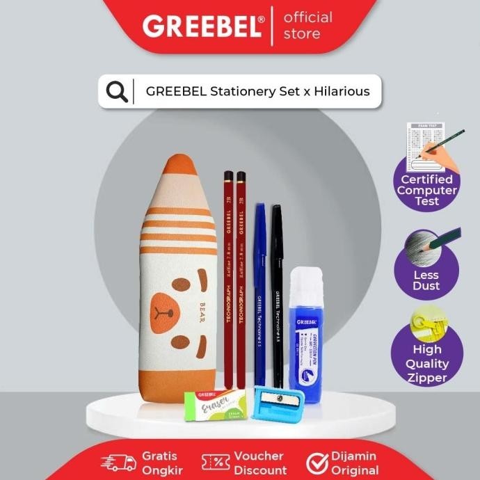 

Terbaru Greebel Paket Alat Tulis X Hilarious/Stationary/Stationery Set Pengiriman Cepat