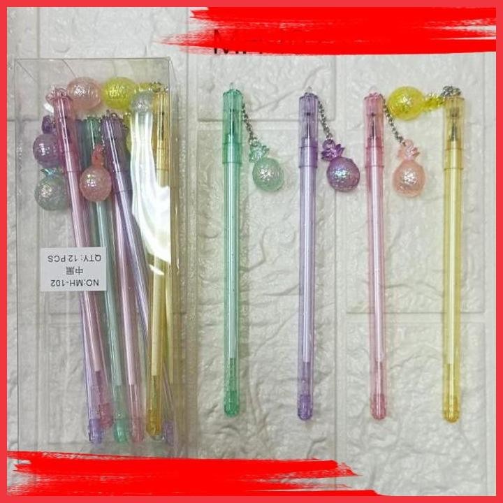 

(ANTI) PEN GEL GANTUNGAN NANAS ISI 12