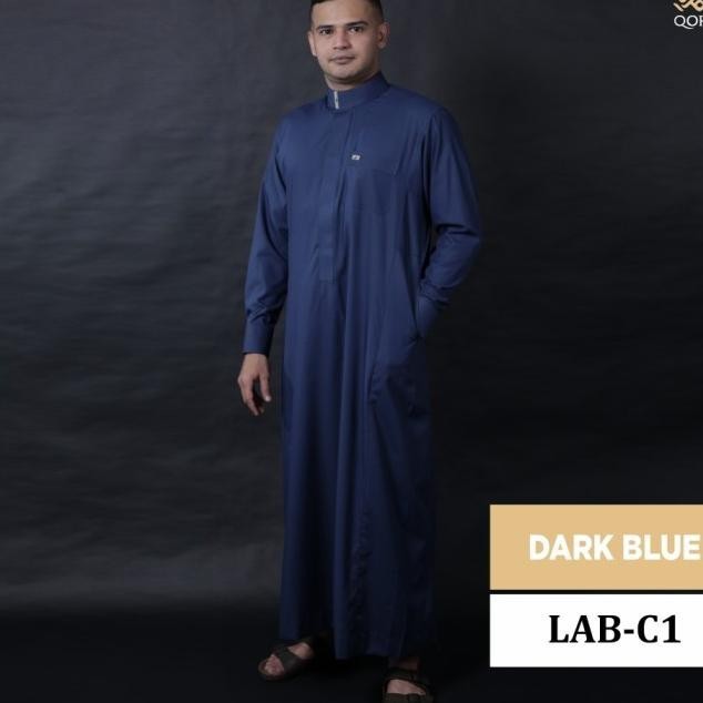 Qori Apparel Jubah / Gamis Premium Labid (Lengan Manset) Murah
