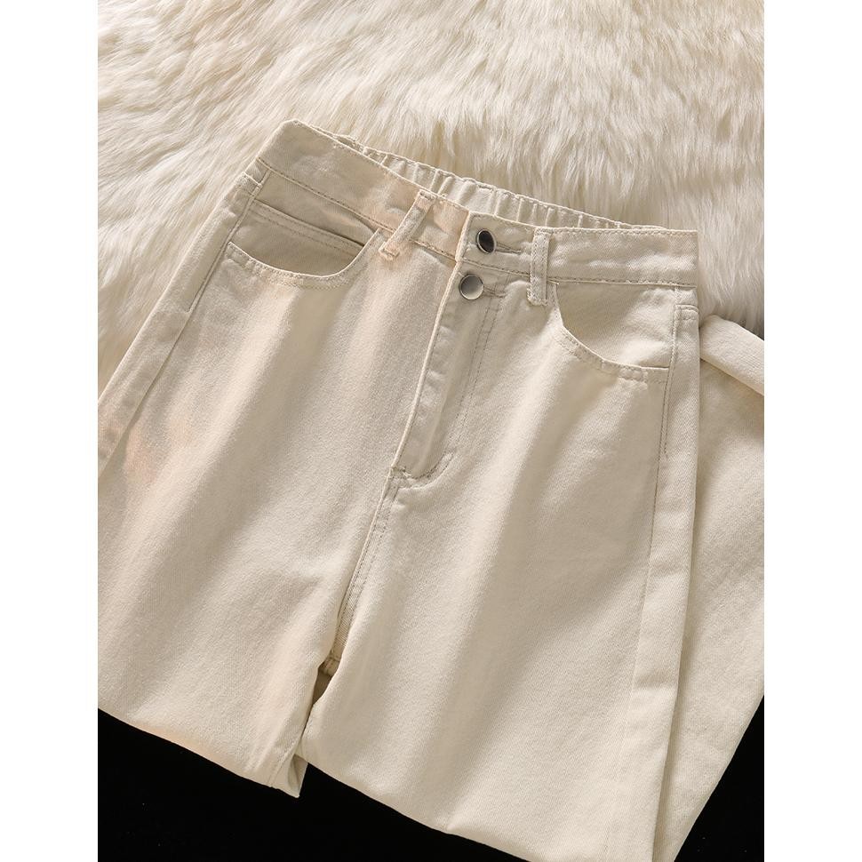 Anne Celana Jeans Boyfriend Wanita /Celana Jeans Wanita High Waist Longgar/Celana Jeans Wanita Karet