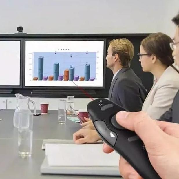 Terbaik Pointer laser presentasi presenter wireless ~