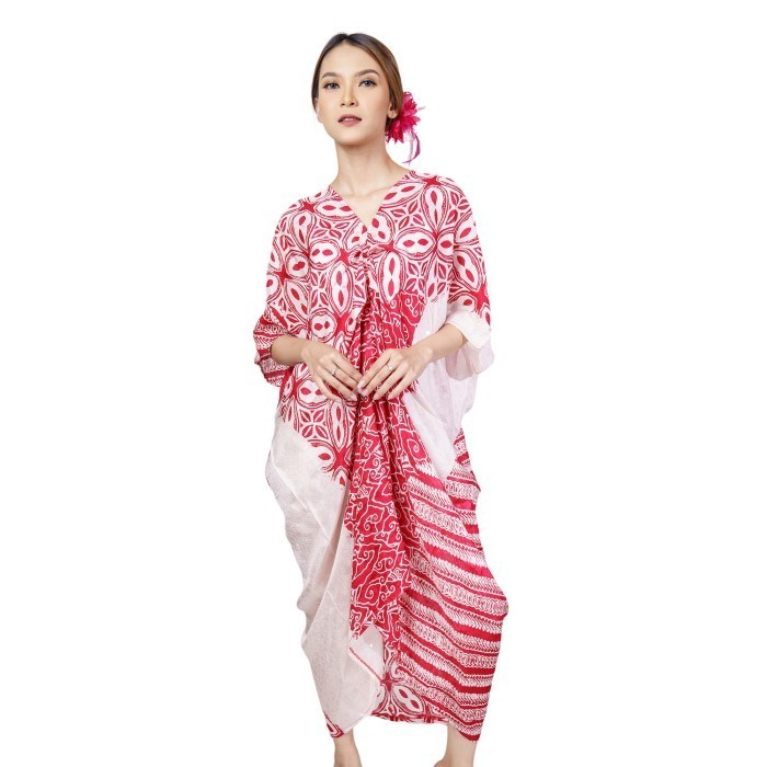 Dress Wanita - Bhatara Batik Claudia 5635A Red