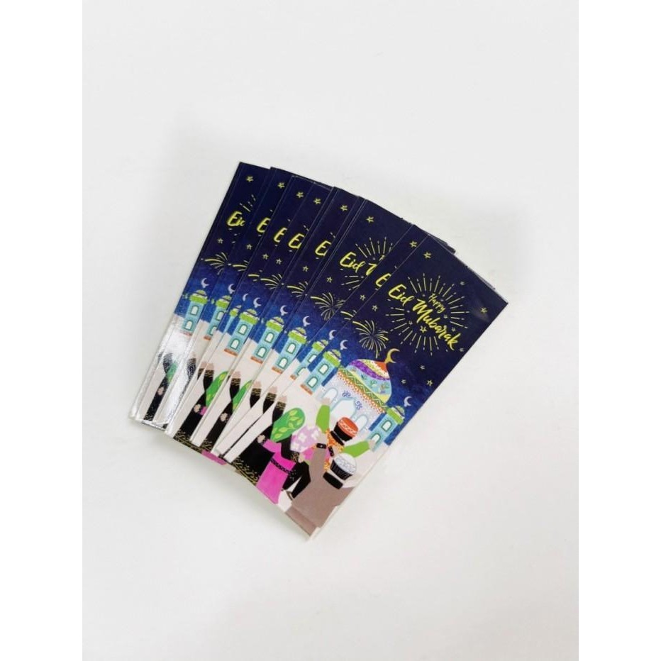 

Stiker Kecil Idul Fitri Sticker Lebaran Ukuran 7X2.5 Cm Untuk Seal Box 003