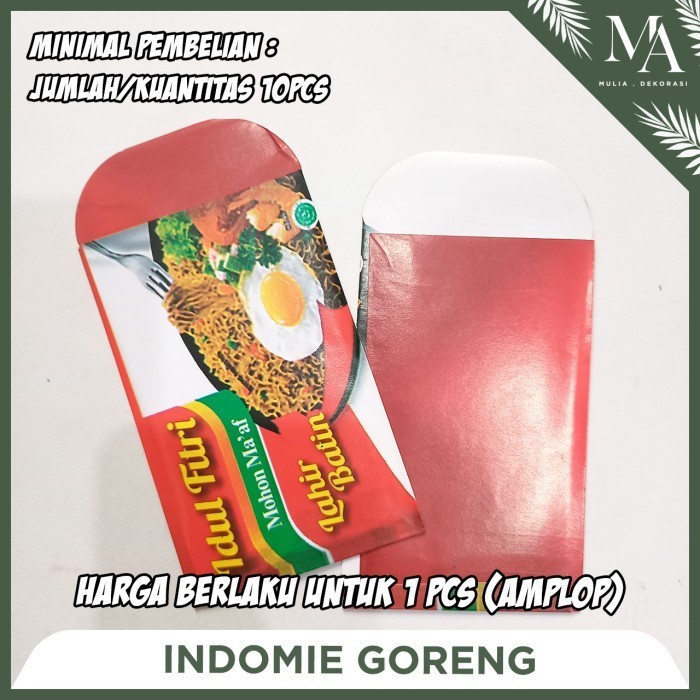 

Amplop Lebaran Idul Fitri Unik Lucu Anak Motif Snack Minuman