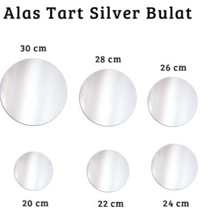 

Tatakan Kue Triplek / Alas Kue Bahan Triplek Lapis Silver