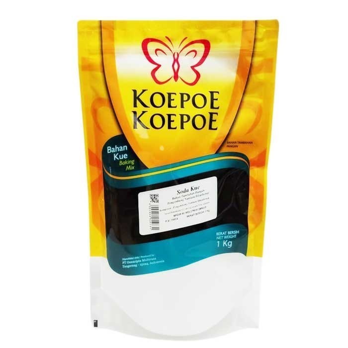 

Koepoe Kopeoe Soda Kue 1Kg Baking Soda Bahan Pengembang Kue