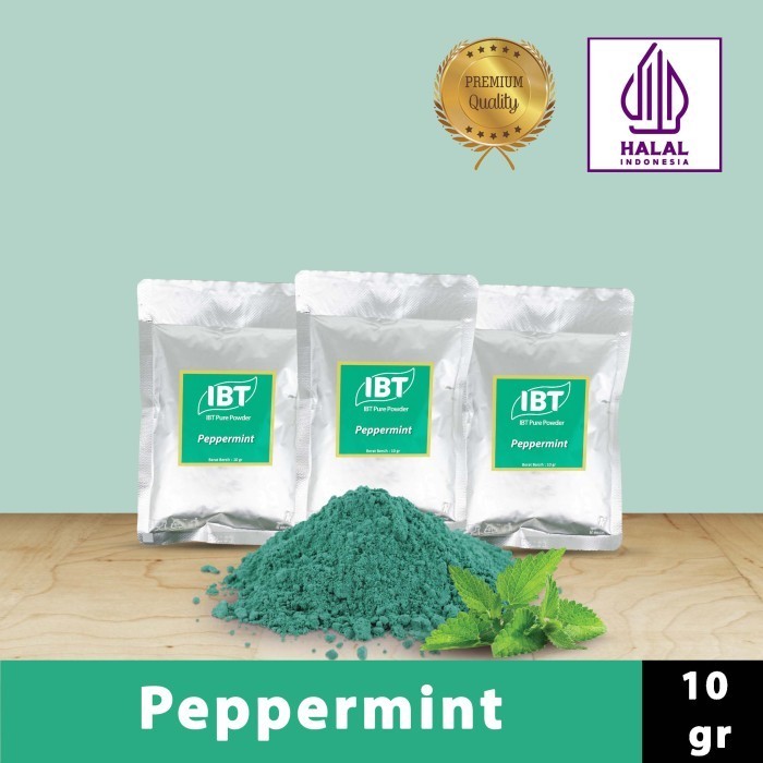 

Bahan Makanan Serbuk Bubuk Kue Peppermint Ibt Pure Powder 10 Gr