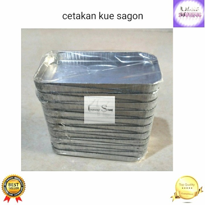 

Cetakan Kue Sagon Kotak / Persegi Bahan Aluminium