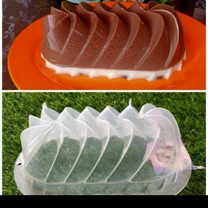 

Cetakan Kue Bentuk Oval Bahan Plastik /Cetakan Jelyy