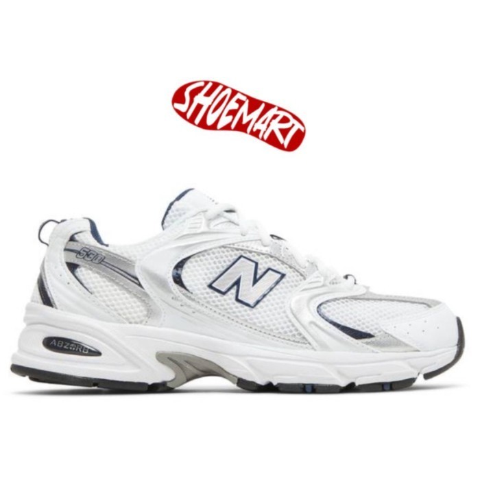 NB 530 White Natural Indigo