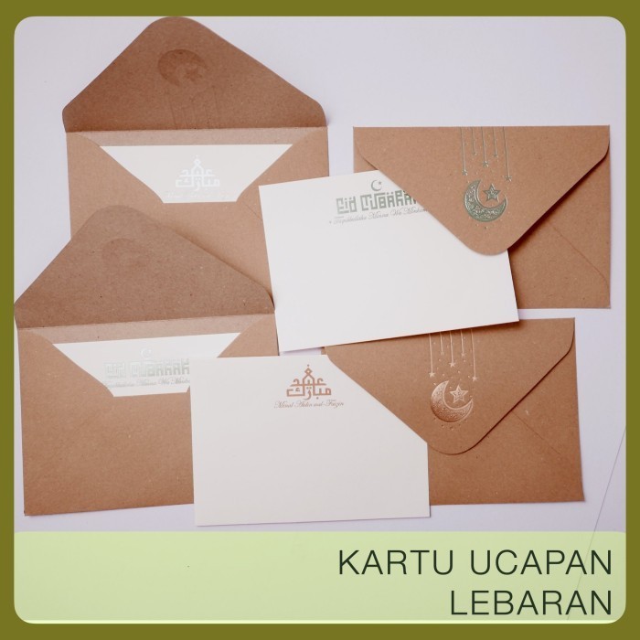 

Kartu Ucapan Amplop Lebaran Idul Fitri Hampers Parsel Vintage