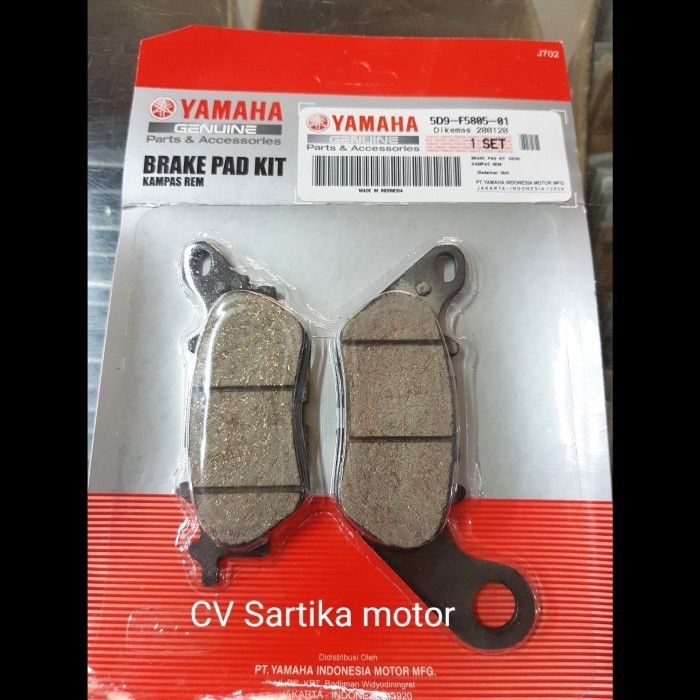 New Kampas Rem Depan Vega Zr 5D9-F5805-01 Gratis Ongkir