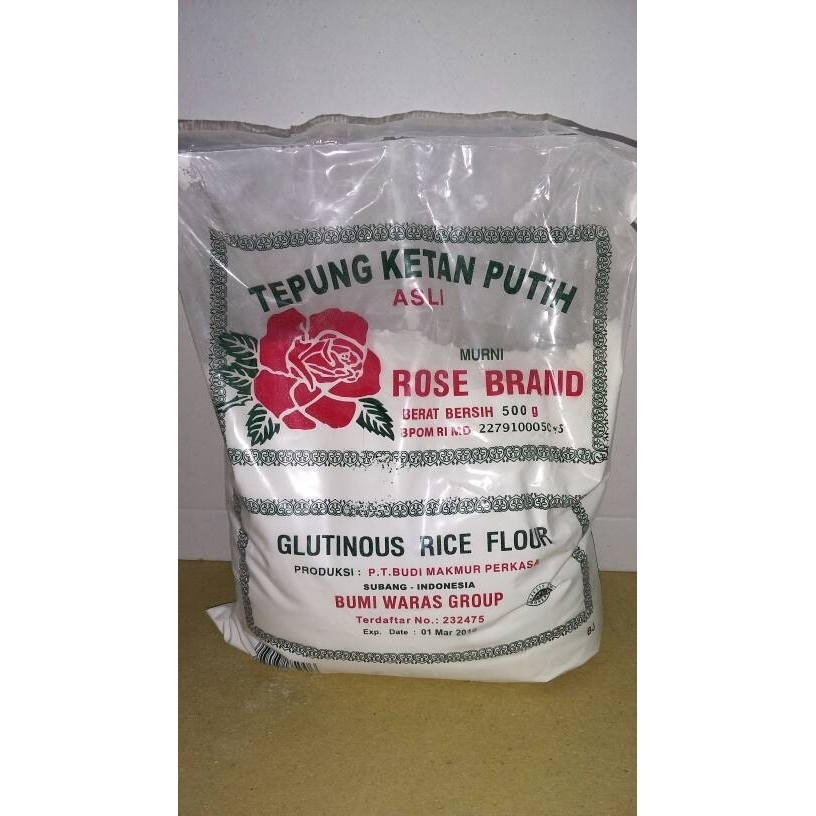 

Tepung Ketan Putih Rose Brand 500Gr 031