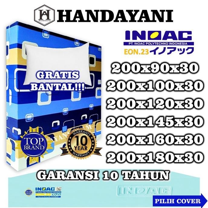 Kasur Busa Inoac 200x180x30 200x160x30 180x200x30 160x200x30 180x200