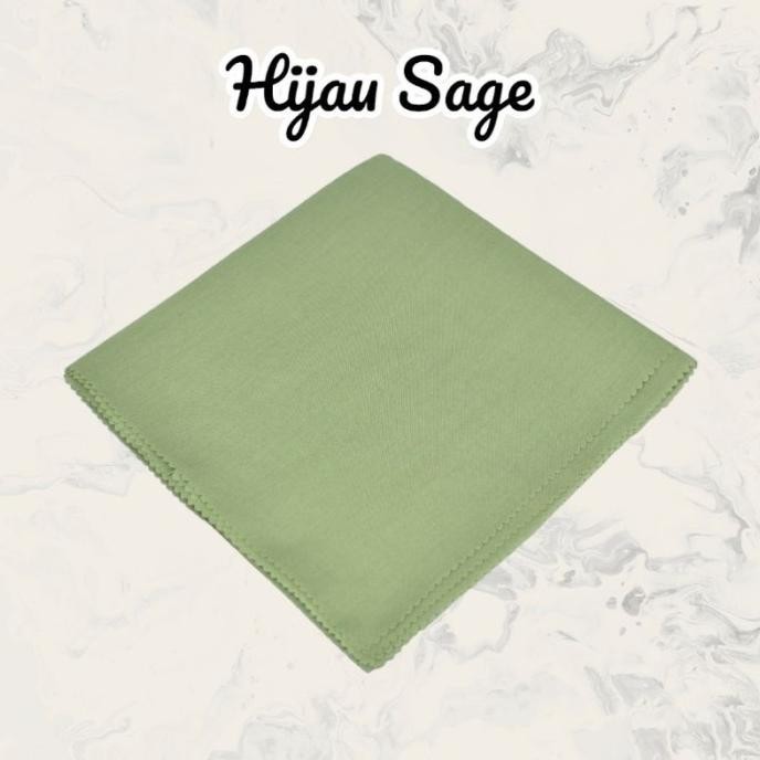 

SUPER MURAH HIJAB VOAL PARIS PREMIUM POLOS SEGI EMPAT WARNA HIJAU SAGE KM