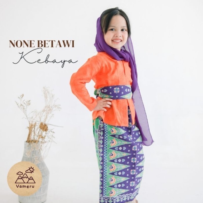 New KEBAYA ENCIM BETAWI ANAK NONE SETELAN ONDEL ONDEL BAJU ADAT JAKARTA