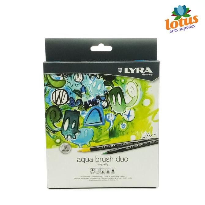 

Lyra Aqua Brush Duo 12 Color Pen Set