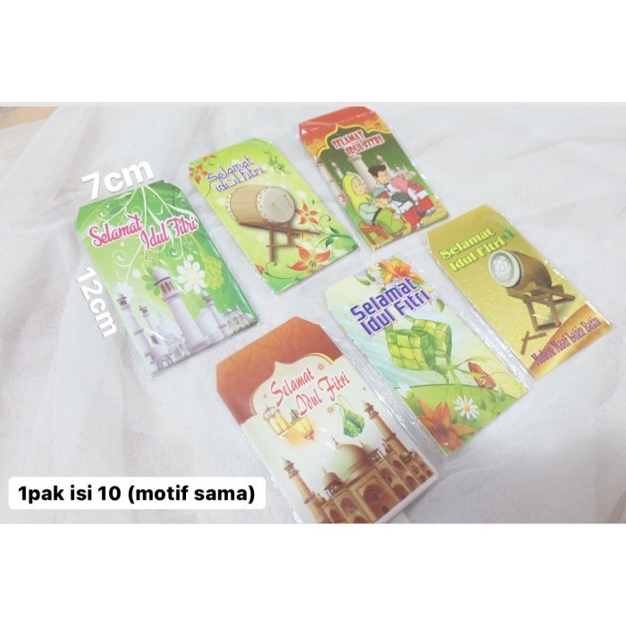 

Amplop Lebaran Angpao Idul Fitri Isi 10