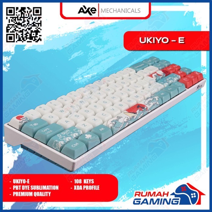Keycap - Keycaps - Xda - Ukiyo - Ukiyo-E - Pbt Dye Sub