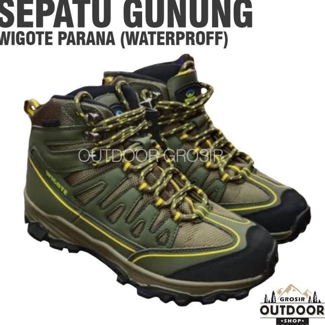 [Cod] Sepatu Gunung Wigote Parana Waterproof - Sepatu Hiking Trekking Raisustore