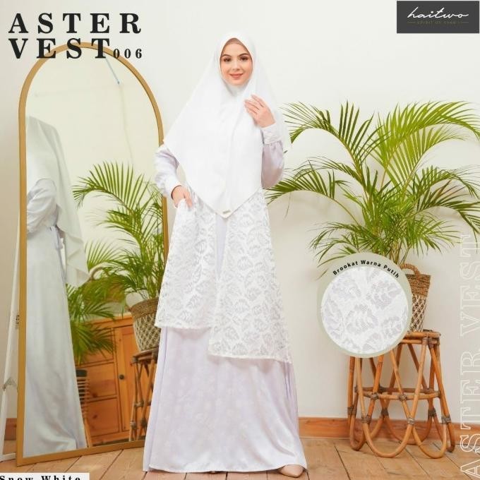 Gamis Haitwo Aster Aster Vest 006 Terbaik