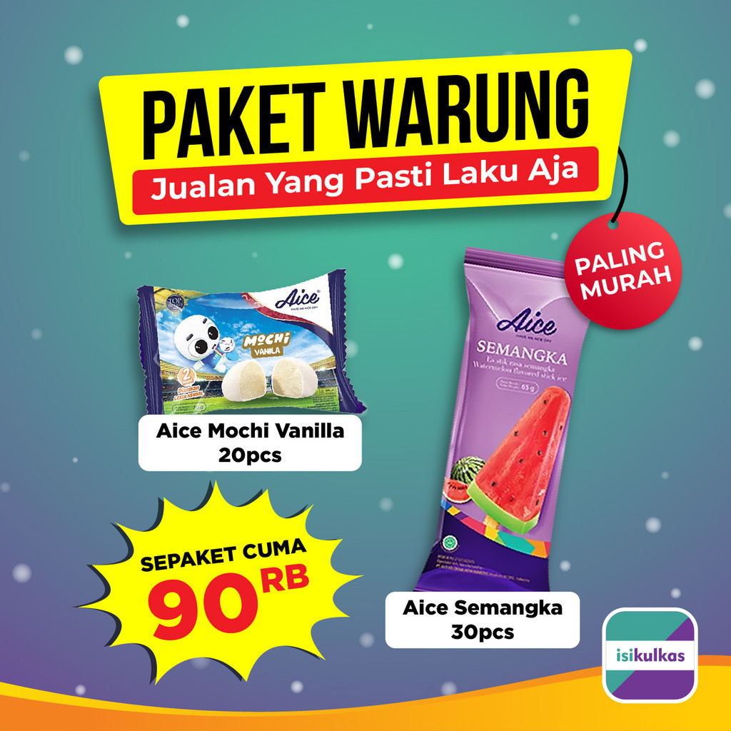 

Paket Es Krim Khusus Warung - AICE x KORUDO x JOYDAY 50pcs