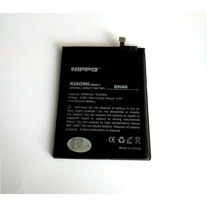 NEW SERIES BATERAI HIPPO REDMI 7 BN 46 BATRE HIPPO REDMI 7 - NOTE 8 BN46 ORI QUALITY ORIGINAL