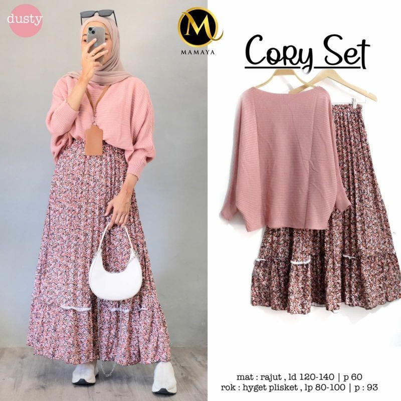 SETELAN ROK RAJUT TERBARU/SETELAN ROK RAJUT JUMBO