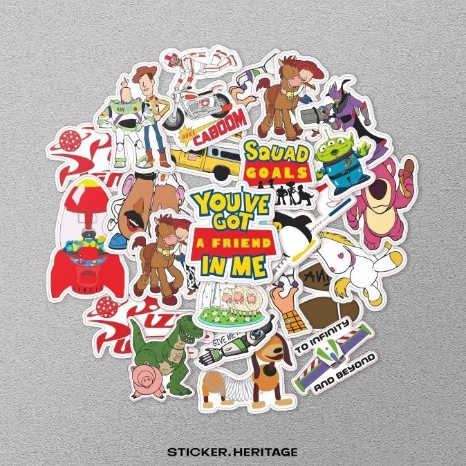 

21pcs Stiker Aesthetic Toy Story Pack Series | STIKER TUMBLER HP SKIA OFFICIAL