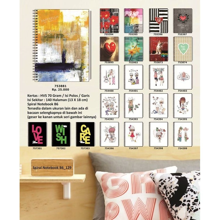

Jualan Notebook Spiral B6_Limited Edition_009 Promo